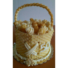 Syrová torta - košík