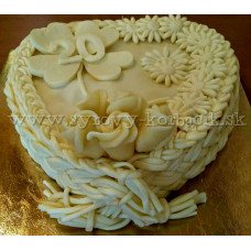 Syrová torta - srdce