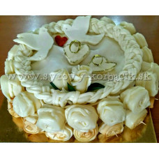Syrová torta - svadobná