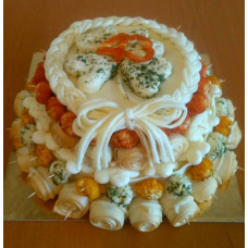 Syrová torta poschodová